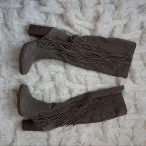 Steve Madden Fringe Boots